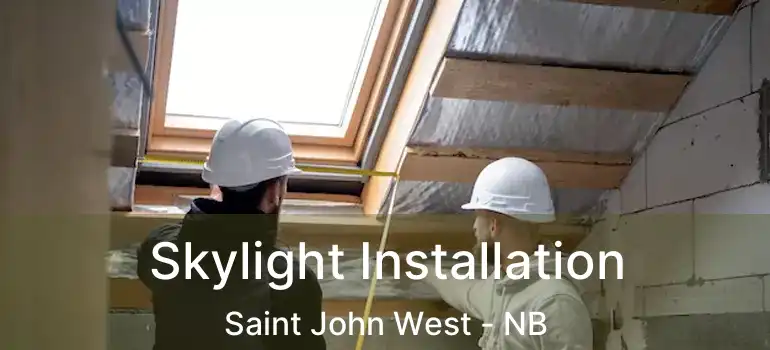  Skylight Installation Saint John West - NB