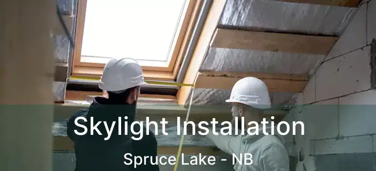  Skylight Installation Spruce Lake - NB