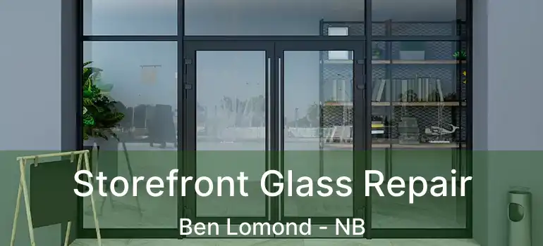  Storefront Glass Repair Ben Lomond - NB