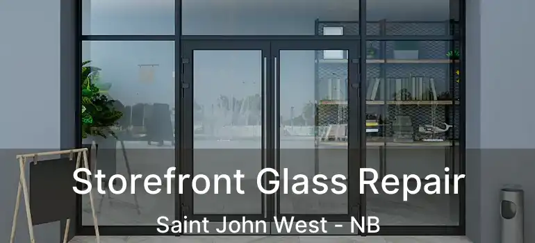  Storefront Glass Repair Saint John West - NB