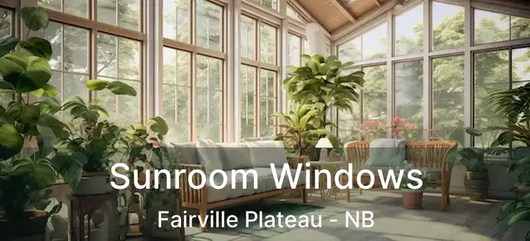  Sunroom Windows Fairville Plateau - NB