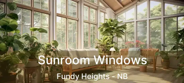  Sunroom Windows Fundy Heights - NB