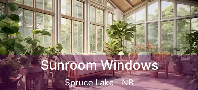 Sunroom Windows Spruce Lake - NB