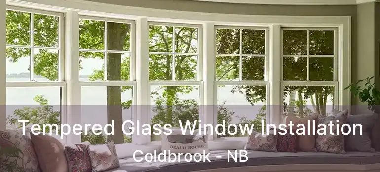  Tempered Glass Window Installation Coldbrook - NB