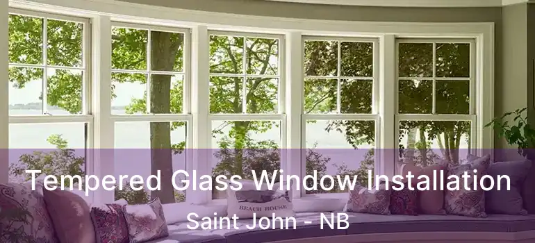 Tempered Glass Window Installation Saint John - NB