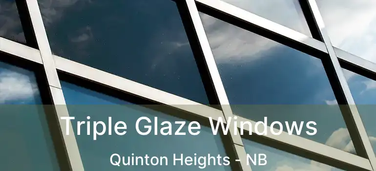  Triple Glaze Windows Quinton Heights - NB
