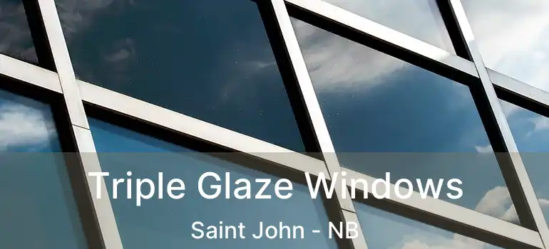  Triple Glaze Windows Saint John - NB