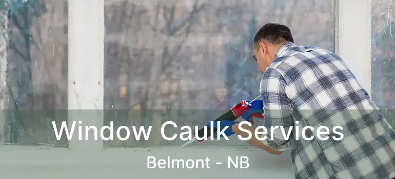  Window Caulk Services Belmont - NB