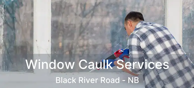  Window Caulk Services Black River Road - NB