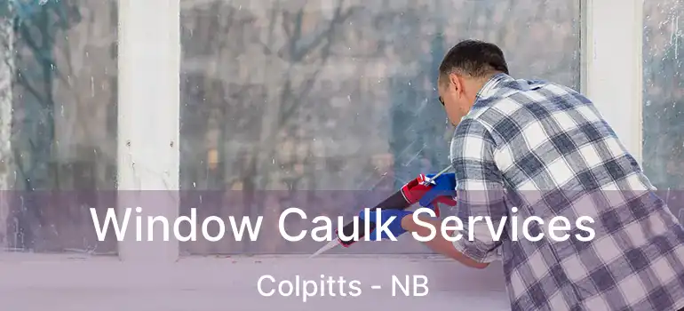  Window Caulk Services Colpitts - NB