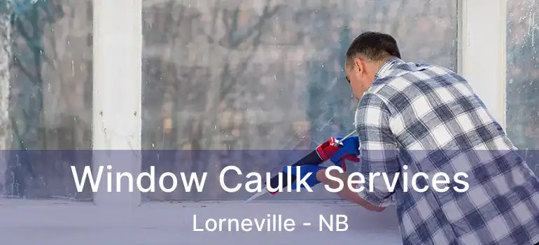  Window Caulk Services Lorneville - NB