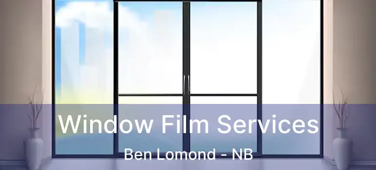  Window Film Services Ben Lomond - NB