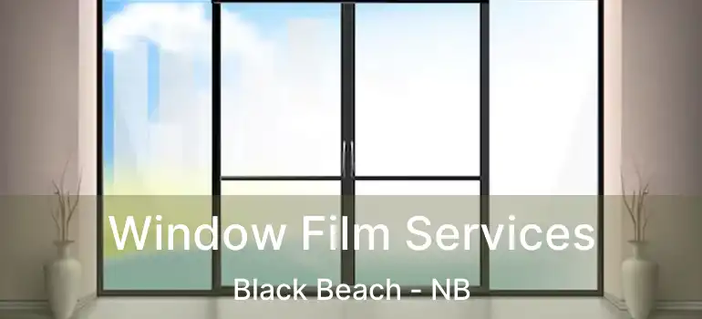  Window Film Services Black Beach - NB