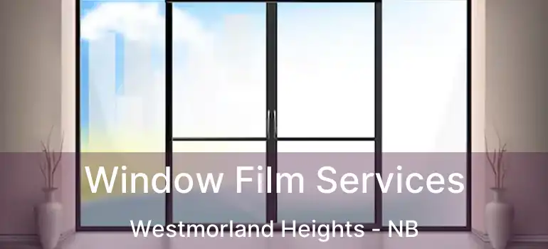 Window Film Services Westmorland Heights - NB