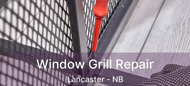  Window Grill Repair Lancaster - NB