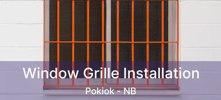  Window Grille Installation Pokiok - NB