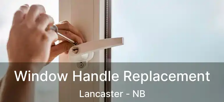  Window Handle Replacement Lancaster - NB