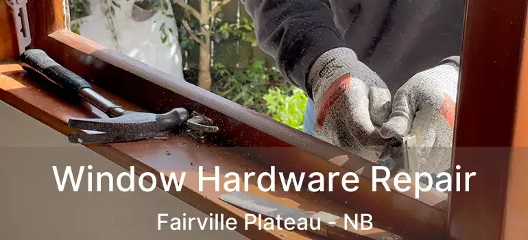  Window Hardware Repair Fairville Plateau - NB