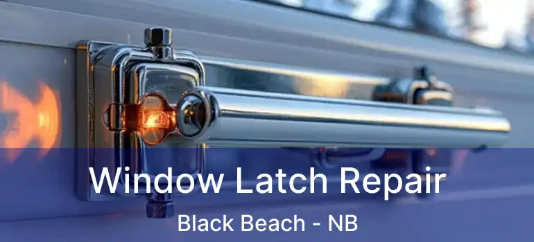  Window Latch Repair Black Beach - NB