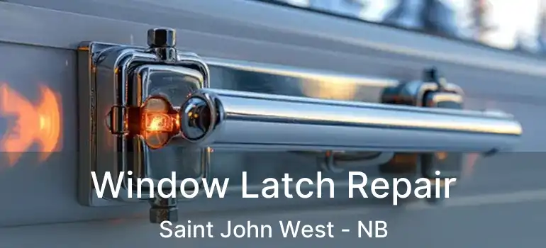  Window Latch Repair Saint John West - NB