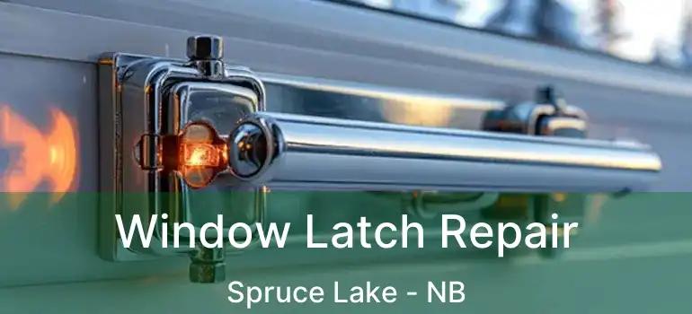  Window Latch Repair Spruce Lake - NB