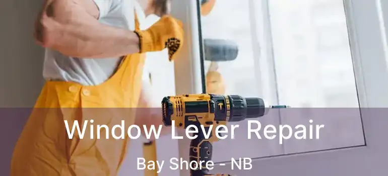  Window Lever Repair Bay Shore - NB