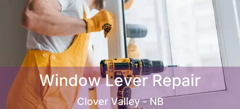  Window Lever Repair Clover Valley - NB