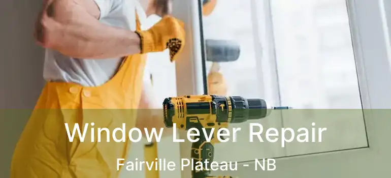  Window Lever Repair Fairville Plateau - NB