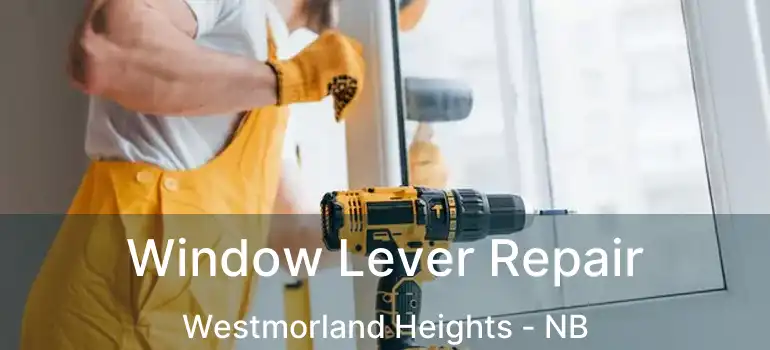  Window Lever Repair Westmorland Heights - NB