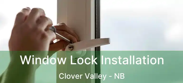  Window Lock Installation Clover Valley - NB