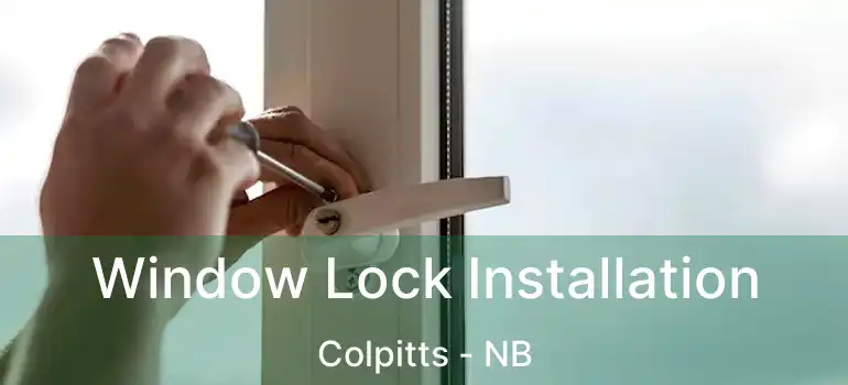  Window Lock Installation Colpitts - NB