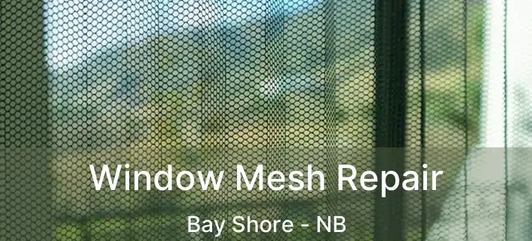  Window Mesh Repair Bay Shore - NB
