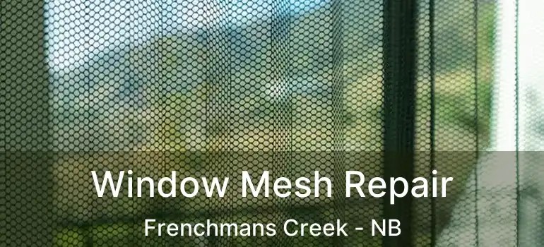  Window Mesh Repair Frenchmans Creek - NB