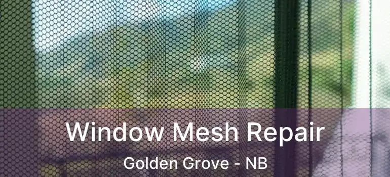  Window Mesh Repair Golden Grove - NB