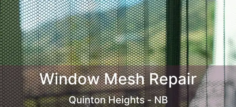  Window Mesh Repair Quinton Heights - NB