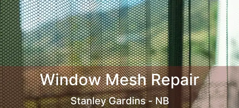  Window Mesh Repair Stanley Gardins - NB