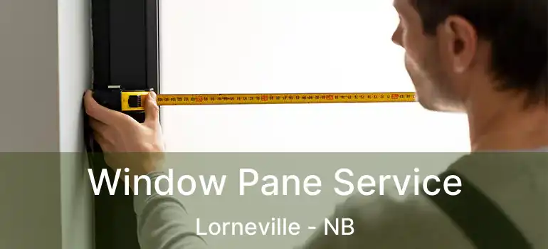  Window Pane Service Lorneville - NB