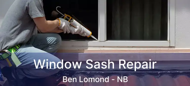  Window Sash Repair Ben Lomond - NB
