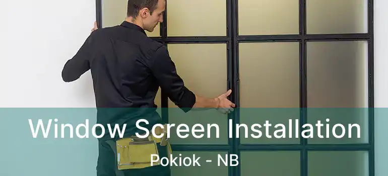  Window Screen Installation Pokiok - NB