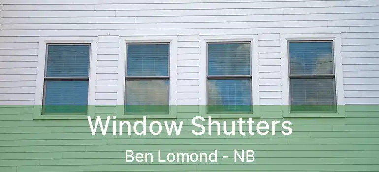  Window Shutters Ben Lomond - NB