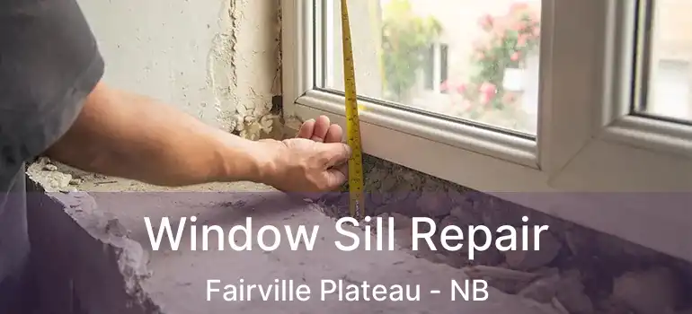  Window Sill Repair Fairville Plateau - NB
