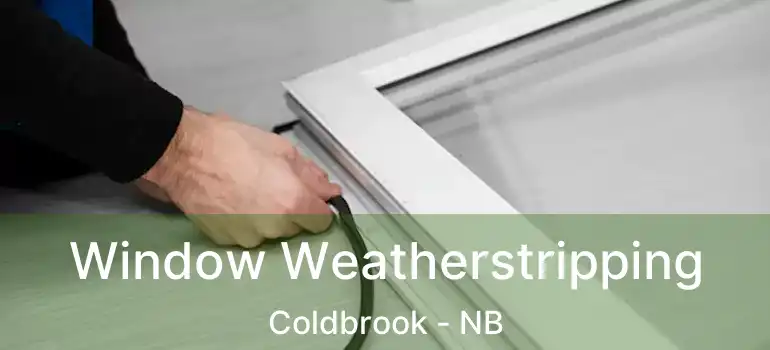  Window Weatherstripping Coldbrook - NB