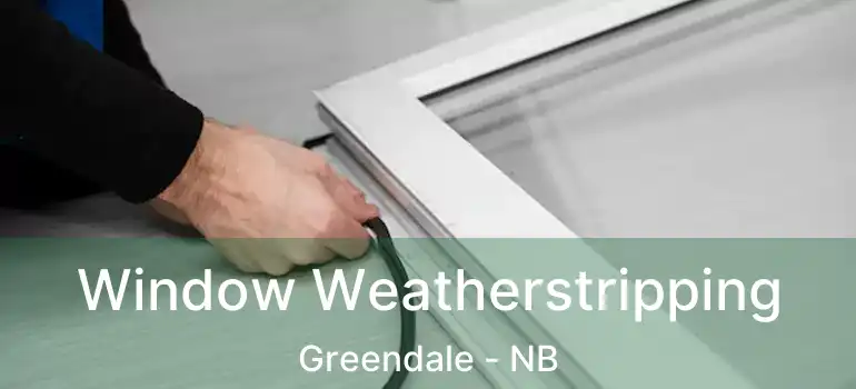  Window Weatherstripping Greendale - NB