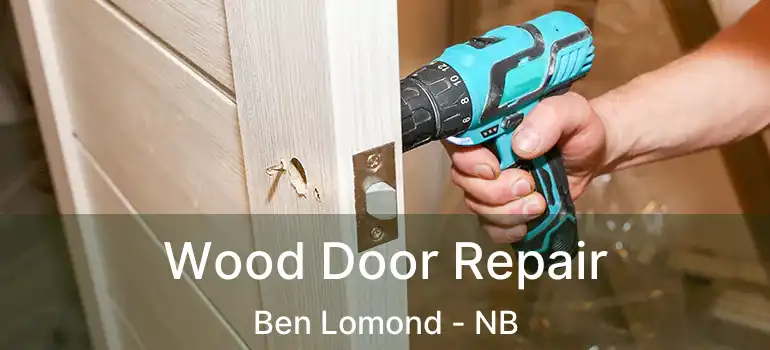 Wood Door Repair Ben Lomond - NB