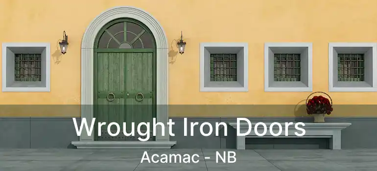  Wrought Iron Doors Acamac - NB