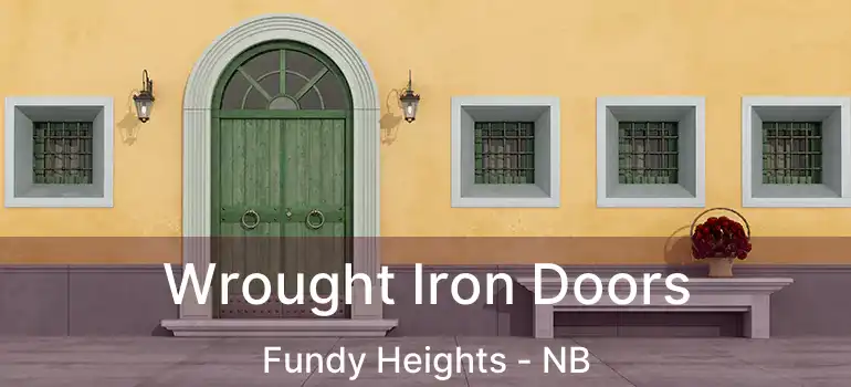  Wrought Iron Doors Fundy Heights - NB